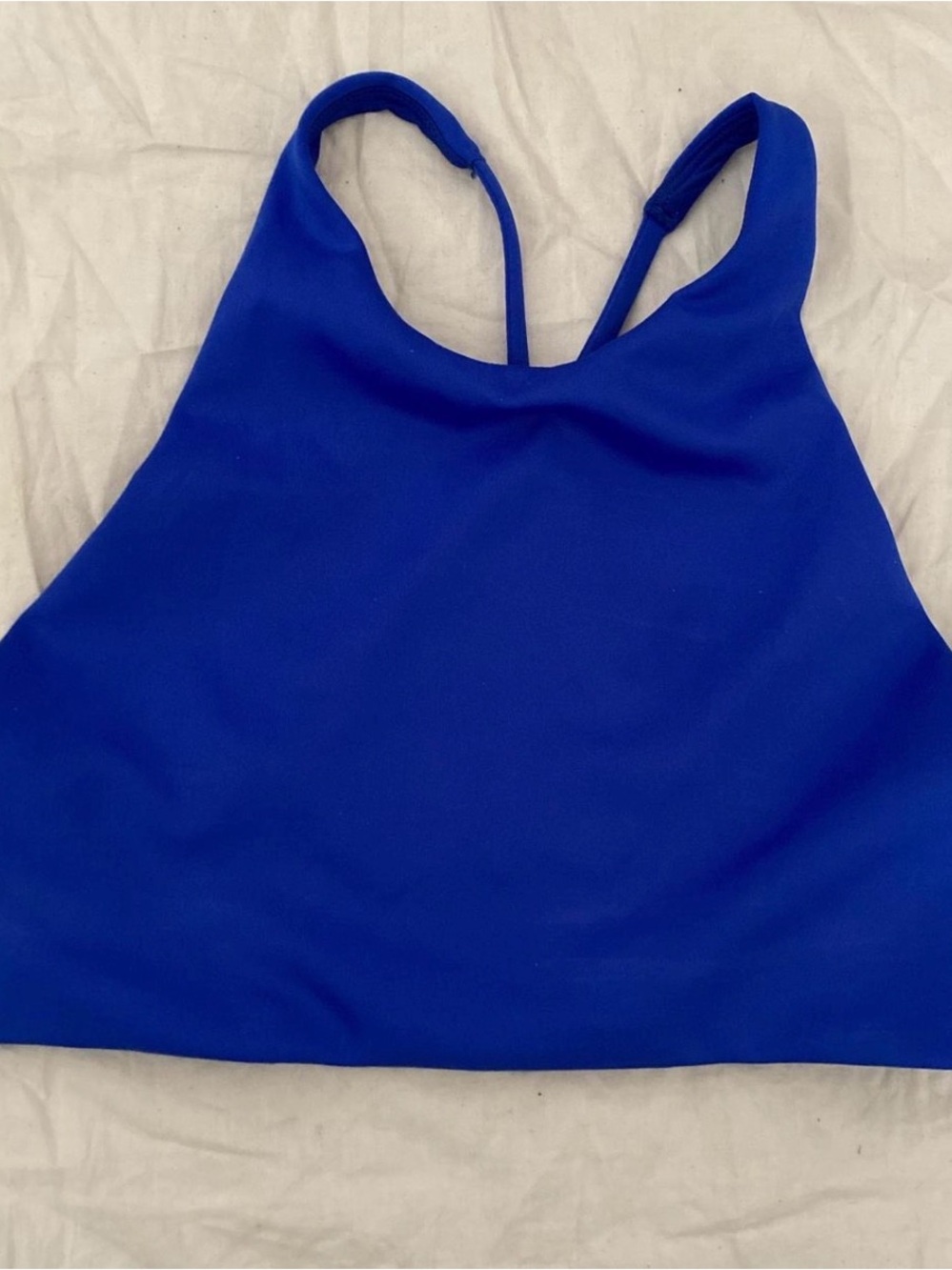 Royal Blue left on Friday bikini top small